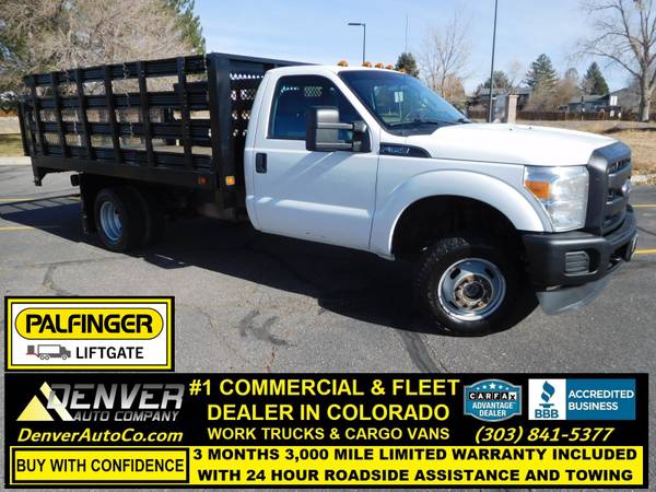 Photo 2014 Ford F-350 Super Duty XL 4x4  DUALLY  LIFTGATE  FLATBED - $32,975 (Parker)