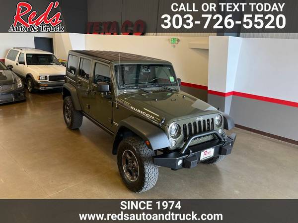 Photo 2015 Jeep Wrangler Unlimited Rubicon Hardtop 4x4 1 owner low miles - $30,863 (Reds Auto and Truck)