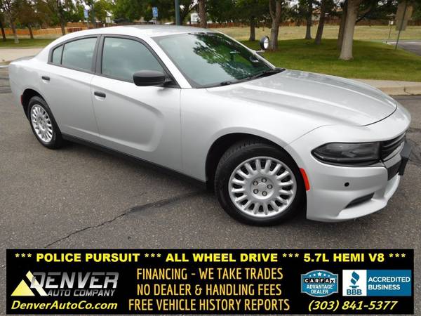 Photo 2016 Dodge Charger Police Pursuit  SILVER  5.7L HEMI V8  AWD $16,475
