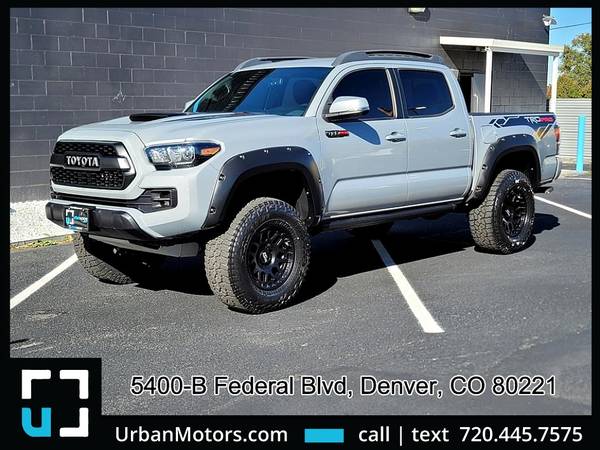 Photo 2017 Toyota Tacoma Double Cab TRD PRO in Cement Gray - Lifted Customi - $44,990 (5400-B Federal Blvd. Denver. 80221)