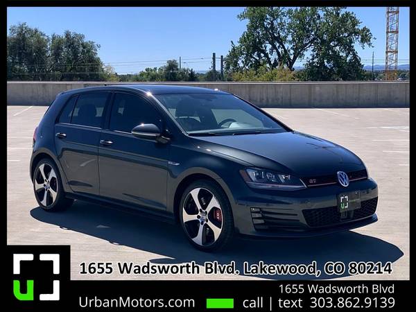 Photo 2017 Volkswagen Golf GTI Autobahn - 6 SPD Manual - $27,490 (1655 Wadsworth Blvd, Lakewood, CO 80214)