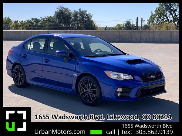 Photo 2019 Subaru WRX Premium - 1 Owner - $33,490 (1655 Wadsworth Blvd, Lakewood, CO 80214)
