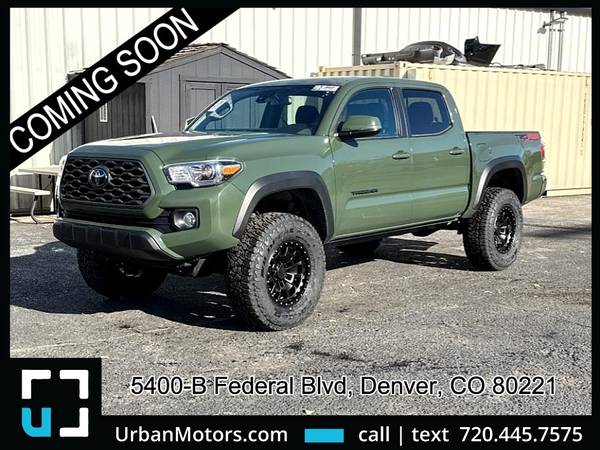 2022 Toyota Tacoma Double Cab TRD Off-Road in Army Green - Lifted Cus ...