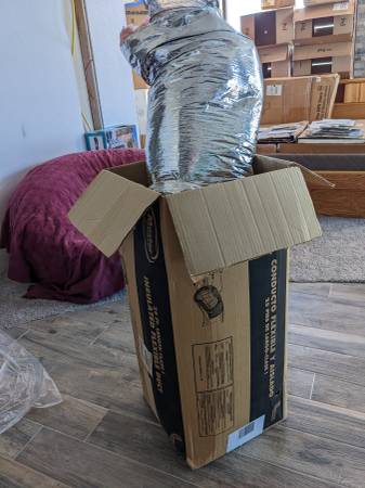 20 Feet of 8 Insulated, Flexible Duct $25