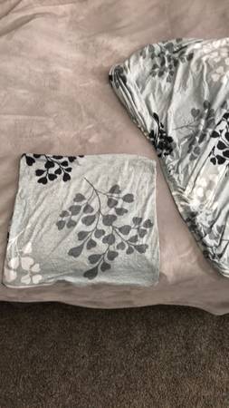 Photo 2 Seater Couch Cover and Pillow Case $5