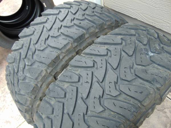 Photo 2 Used LT 285 75 16 Toyo Open Country MT Tires 10PLY832nds 2012 $100