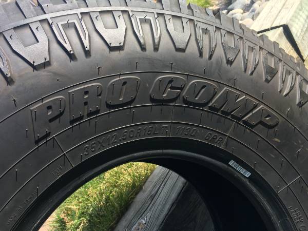 Photo 35x12.50x15-Pro-comp at sport tire $200