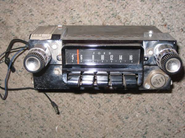Photo 65 Ford Falcon AM Radio Philco 5TPD OEM Grade A Working Intact Wiring $150