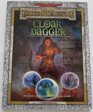 Photo Advanced Dungeons and Dragons Cloak  Dagger Forgotten Realms ADD DD $30