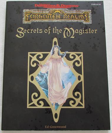Photo Advanced Dungeons and Dragons Secrets of the Magister ADD DD $30