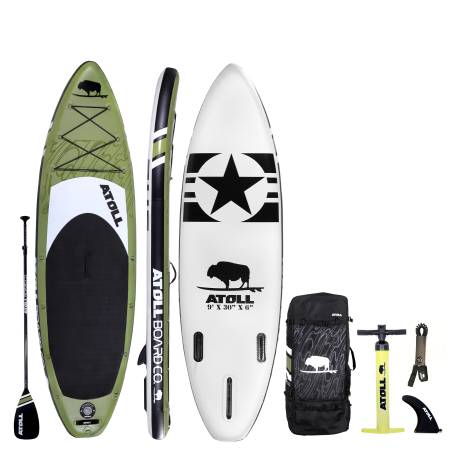 Photo Atoll Inflatable Stand up Paddle Board Top Rated $450