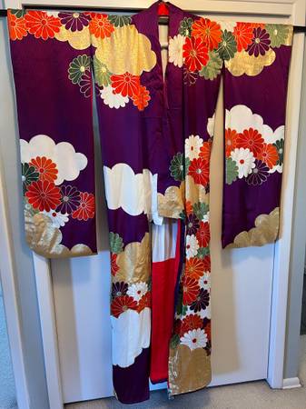 Photo Authentic Vintage Japanese Kimono $250