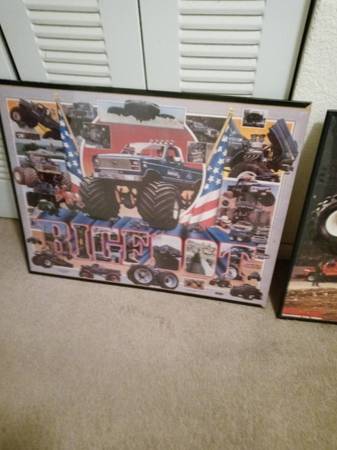 Photo BIG FOOT MONSTER TRUCK FRAMED POSTERS 80S $85