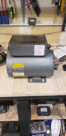 Photo Baldor 2 HP 1725rpm, 115V 1 Phase Electric Motor 56c frame $100 firm $100