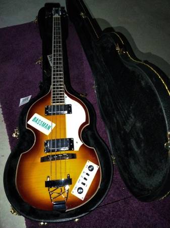 Photo Brand New Violin Bass  Case $300
