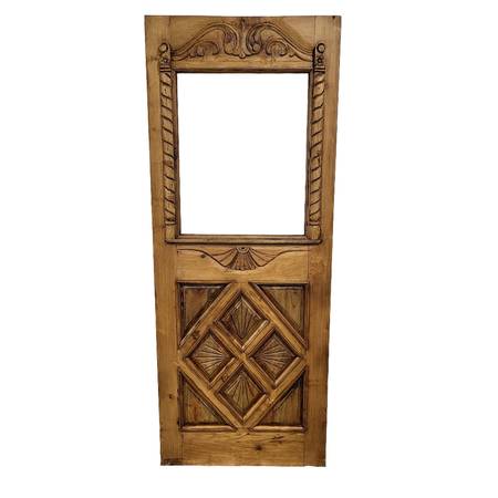 Photo CUSTOM - Solid Wood Pantry Doors. CUSTOM - Hand Forged Iron Wine Cella