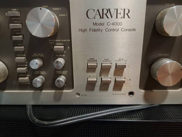 Carver C-4000 Sonic Holography Pre $250