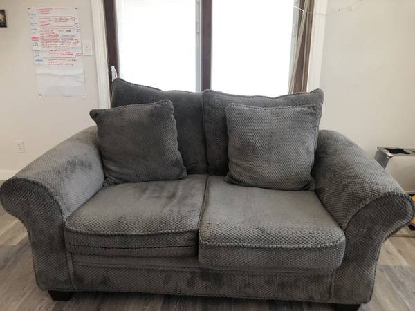Comfy 2-Seat American Furniture Couch, Best Offer $300
