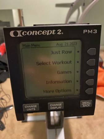 Concept 2 Rower $650