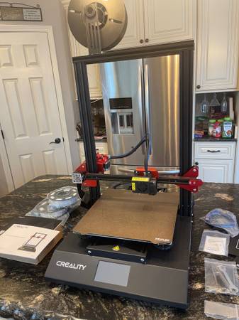 Photo Creality CR10S PROv2 3D Printer with Upgrades  Extras Included $450