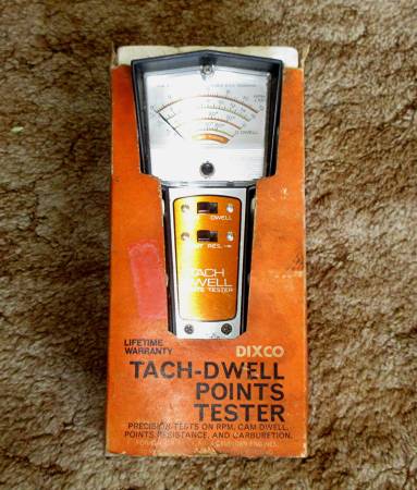 Photo Dixco Tachometer Dwell test meter $25