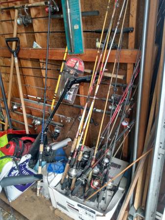 Photo Fishing poles for sale $20