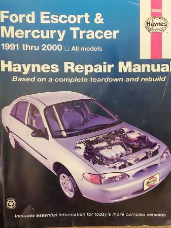 Photo Ford Escort  Mercury Tracer Haynes Repair Manual $5