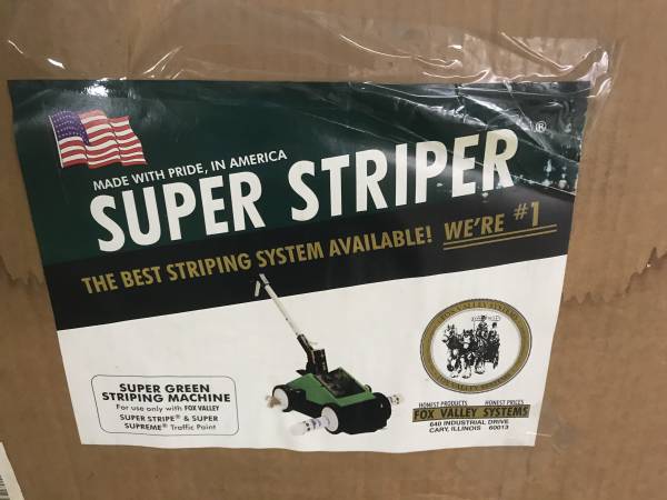 Photo Fox Valley Super Striper Athletic Line Marking Machine $75