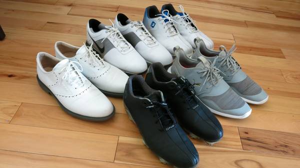 Photo Golf Shoes - Footjoy, Nike, Ecco, Puma - All in good shape $30
