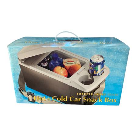 Photo Hot  Cold Car Plug in Snack Box Sharper Image 12 Volt, 32 Watt New In Box O $75