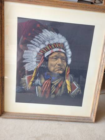 Photo Indian Chief portrait $10