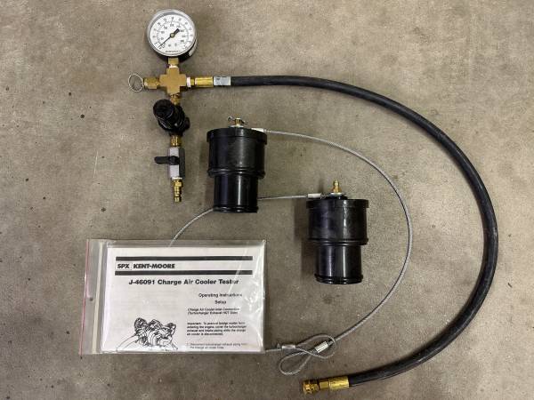 Photo J-46091 Charge Air Cooler Pressure Tester Kit for Duramax Trucks $150