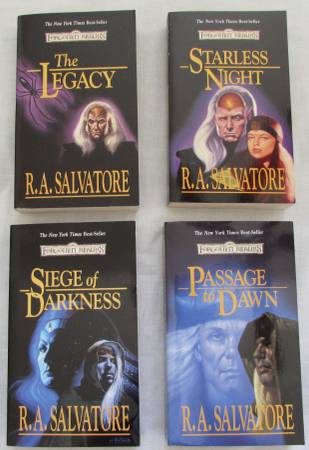 Photo Legacy of the Drow Box Set Dungeons  Dragons Fantasy R. A. Salvatore $25