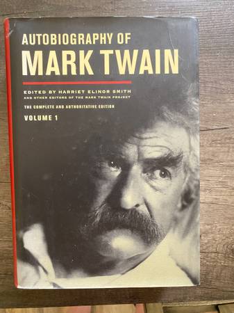 Photo Mark Twain autobiography $12