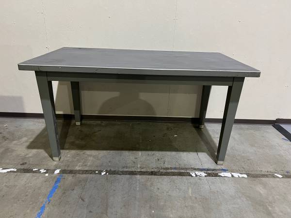 Photo Mid-Century Tanker Desk with Open Sides $30