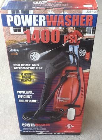 Photo NEW 1400 PSI Electric Power Washer $100