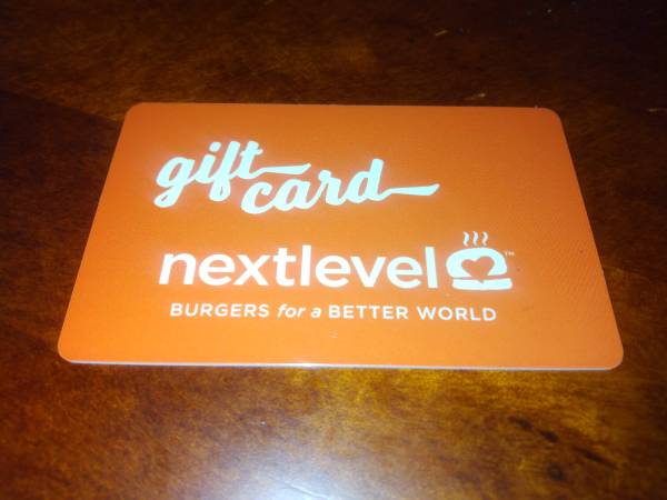 Next Level Burger Gift Card $99 Value | General Items | Denver, CO ...