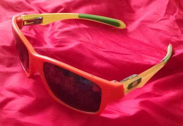 Oakley Jupiter OrangeYellow sunglasses $30
