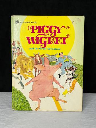 Photo Piggy Wiglet and the Great Adventure Big Golden Book Hardcover $30