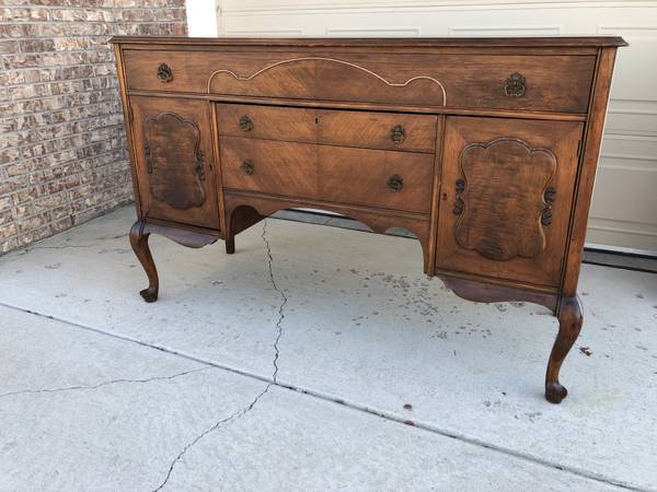 Photo Reduced - Gorgeous antique dresser and sideboardTV Credenza