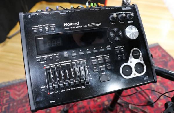 Photo Roland TD-30K Electric Drum Kit x5 V-Mesh Drum $1,800