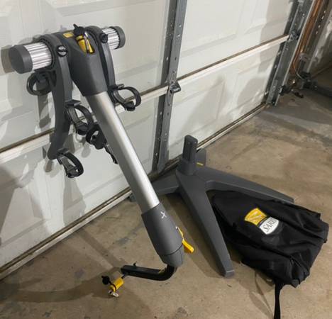 Photo Saris 2 Bike Rack 1.25 Hitch With Locking Hitch Pin, Key, Stand, And Carrying $150