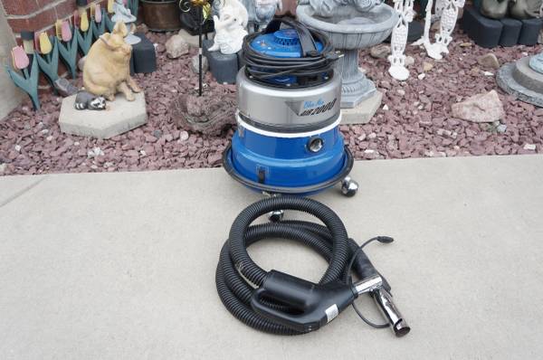 Photo Silver King Blue Max Air 2000 Canister Home Shop Vacuum Cleaner Blower $80