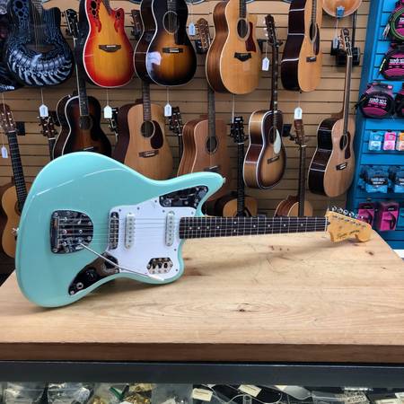 Photo Squier Jaguar Seafoam Green Gravity Music Gear $400