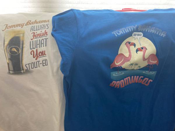 Photo Tommy Bahama shirts (six total) $30