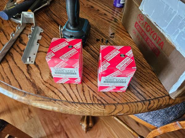 Photo Toyota oil filters 8 new in box filters. 2007 camry $20