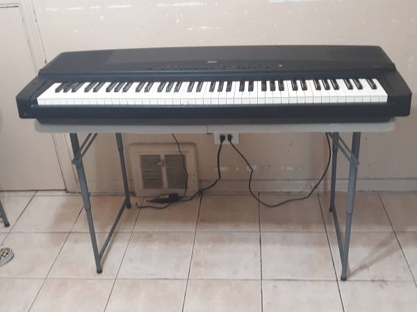 Photo Yamaha YPP-55 Advanced 76-Key Weighted Digital Piano with AWM Sound $140