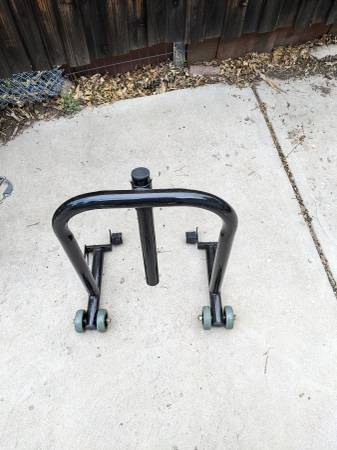 Photo Almost Brand-New Trackside Motorcycle Paddock Stand $50