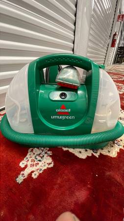 Photo bissell little green portable carpet cleaner $90