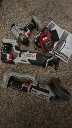 brand new power tools, cordless, battery and charger included $120